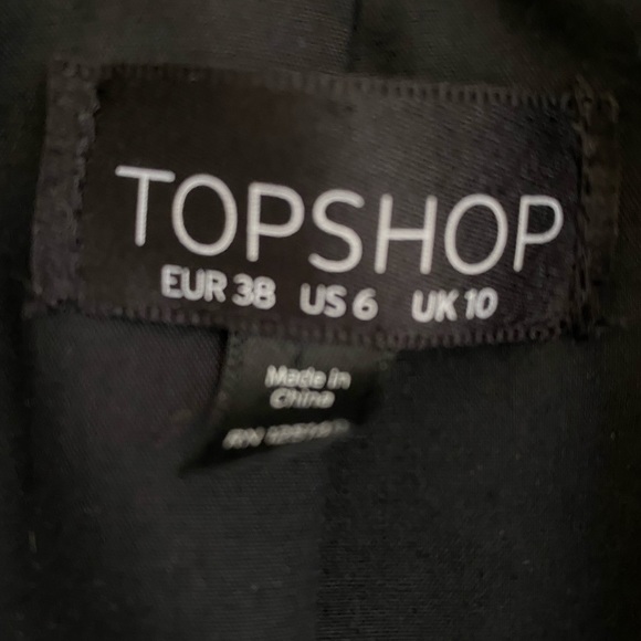 Topshop Moto Jacket made of vegan leather. Never worn. - Picture 3 of 3
